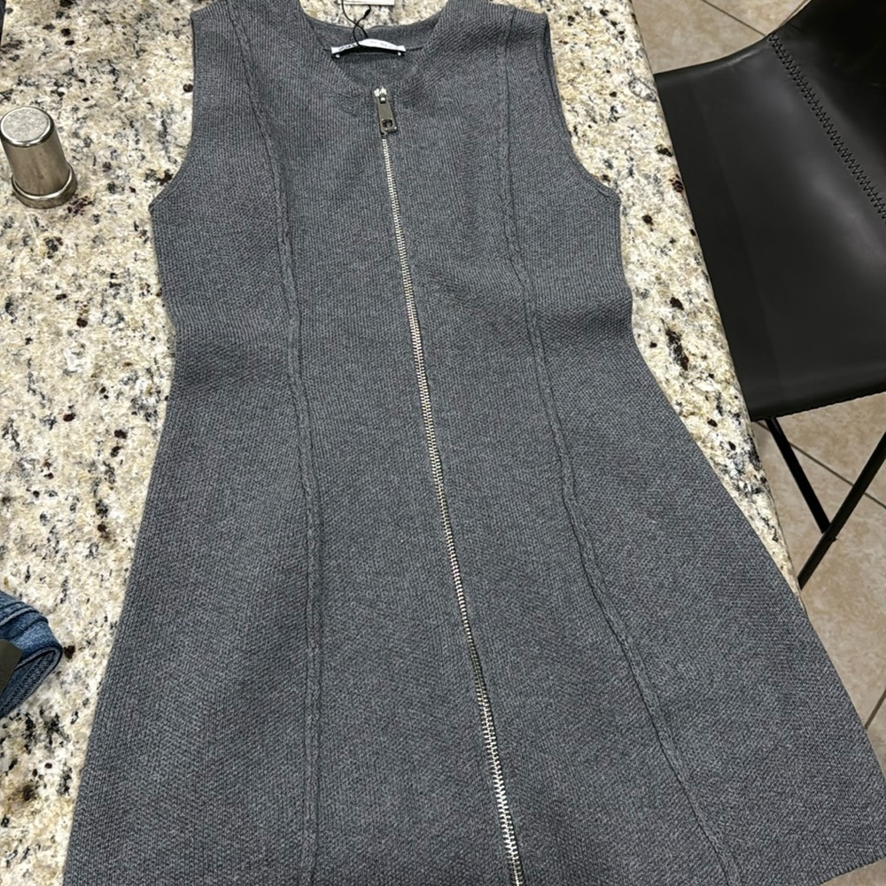 Zara grey dress